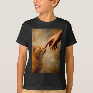 Tokioter Katze mit Strohhut und Teetasse Skytree C T-Shirt