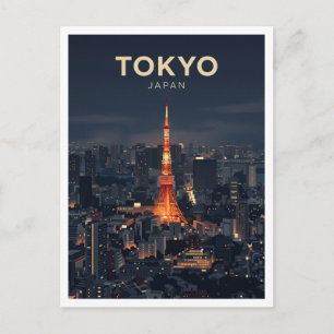 Tokioturm Japan Postkarte