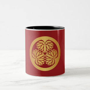 Tokugawa Aoi Montag japanisches Zweifarbige Tasse