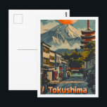 Tokushima Japan Berühmter Reiseort Postkarte<br><div class="desc">Tokushima Japan Vintag Berühmter Reiseort</div>
