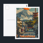 Tokushima Japan Berühmter Reiseort Postkarte<br><div class="desc">Tokushima Japan Vintag Berühmter Reiseort</div>