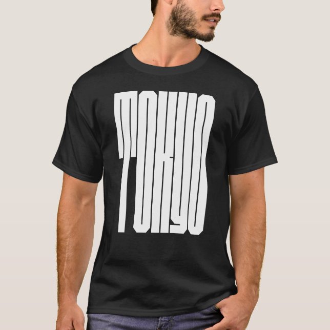 Tokyo City bold typography T-Shirt (Vorderseite)