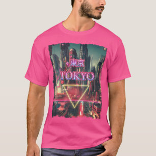 Tokyo City Vaporwave Cyberpunks Japanisch Futurist T-Shirt
