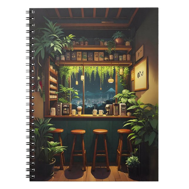 Tokyo Coffee House Notizblock (Vorderseite)