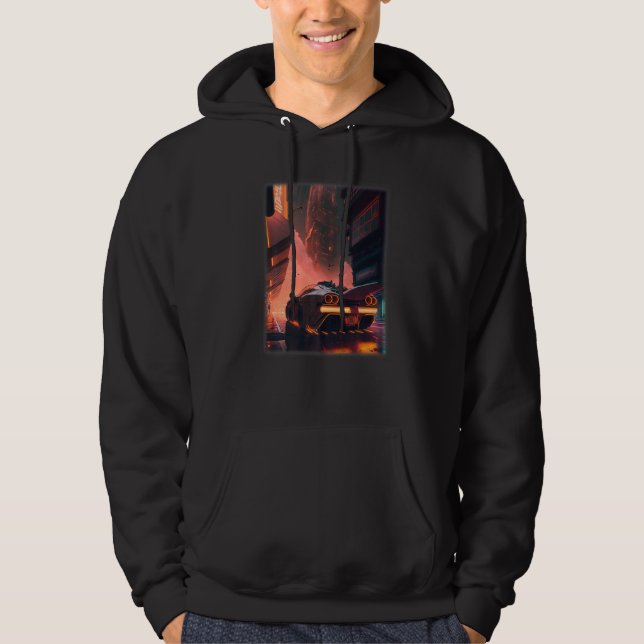 Tokyo Cyberpunks Retro lo-fi indie Japan vibe aest Hoodie (Vorderseite)