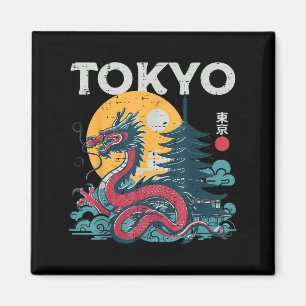Tokyo Dragon Vintage japanische Mythomen Magnet