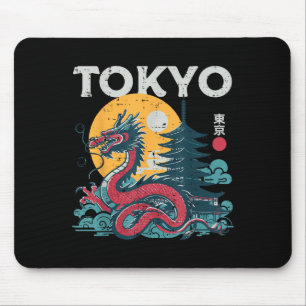 Tokyo Dragon Vintage japanische Mythomen Mousepad