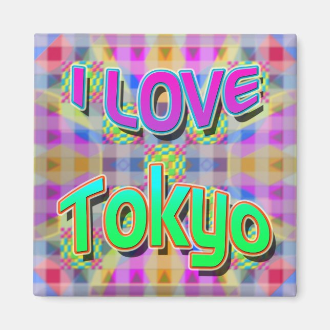 Tokyo Festival 1 Magnet "I LIEBE Tokyo" (Vorne)
