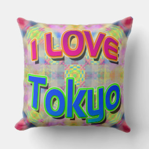 Tokyo Festival 3 "I LIEBE Tokyo" Pillow Kissen