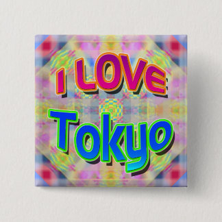 Tokyo Festival 3 "I LIEBE Tokyo" Schaltfläche Button