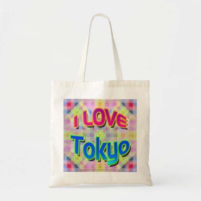 Tōkyō-Festspieltasche 3 "I LIEBE Tokio" Tragetasche (Vorne)