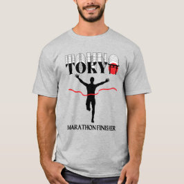 Tokyo Finisher Marathon Runner Geschenk für den Fi T-Shirt