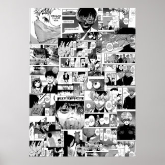 Tokyo ghoul Collage Poster