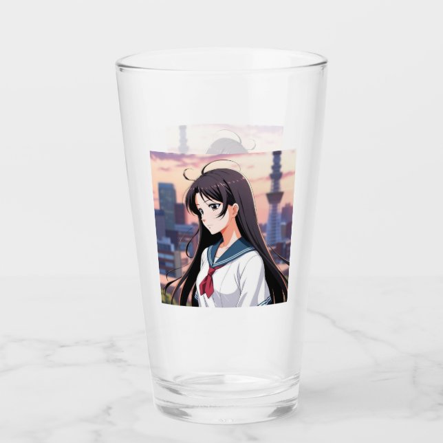 Tokyo Girl glass Glas (Vorderseite)
