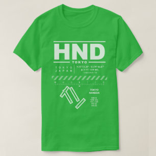 Tokyo Haneda International Airport HND T - Shirt