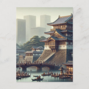 Tokyo Imperial Palace Landschaft Japan Reisen Postkarte