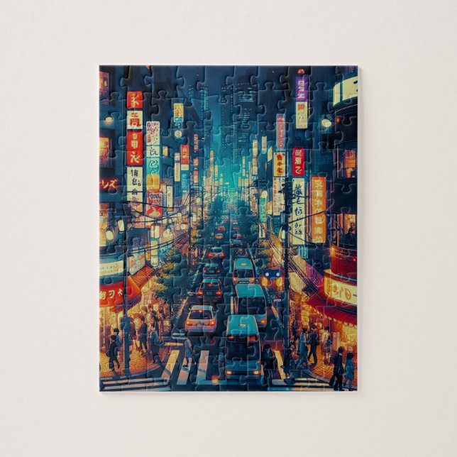 Tokyo in Motion Puzzle (Vertikal)