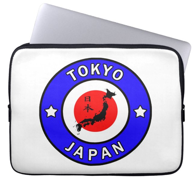 Tokyo Japan Ärmel Laptopschutzhülle (Vorderseite)