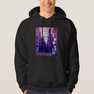 Tokyo Japan Ästhetik Vaporwave Japanisch 90er Stre Hoodie