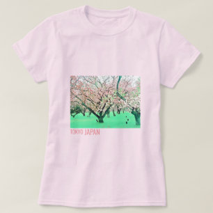 Tokyo Japan Cherry Blossom Frühjahrsreise T-Shirt