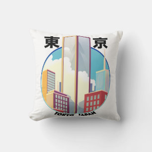 Tokyo Japan City City Logo Kissen