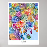 Tokyo Japan City Map