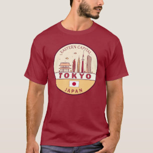 Tokyo Japan City Skyline Emblem T-Shirt