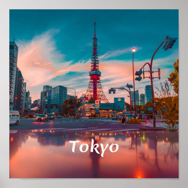 Tokyo Japan City Skytree Poster (Vorne)