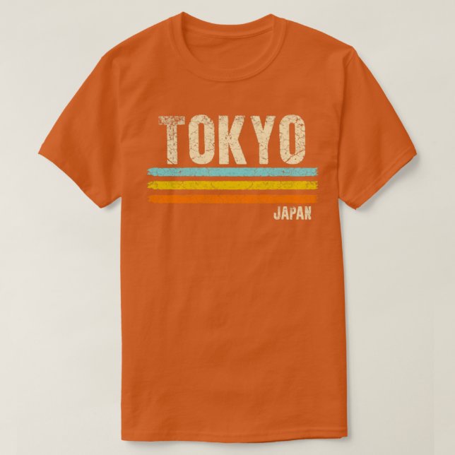 Tokyo Japan Retro T-Shirt (Design vorne)