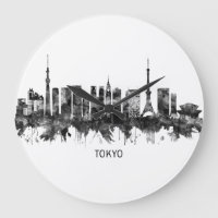 Tokyo Japan Skyline BW