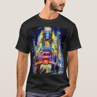 Tokyo Japan Street Night Travel Foto T - Shirt