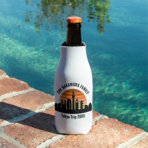 Tokyo Japan Sunset Custom Vacation Souvenir Flaschenkühler