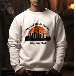 Tokyo Japan Sunset Customized Trip Sweatshirt