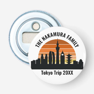 Tokyo Japan Sunset Personalisierte Ferien Flaschenöffner