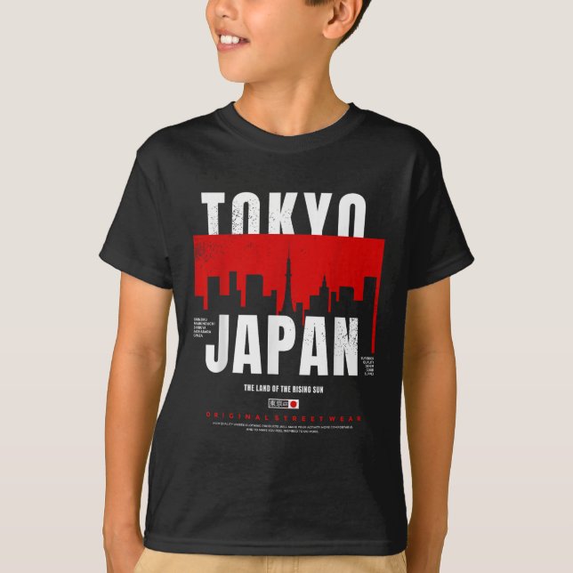Tokyo Japan The Land Of The Rising Sun Original St T-Shirt (Vorderseite)