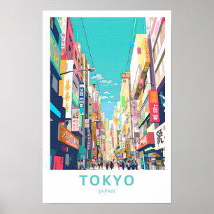 Tokyo Japan Travel Print Poster