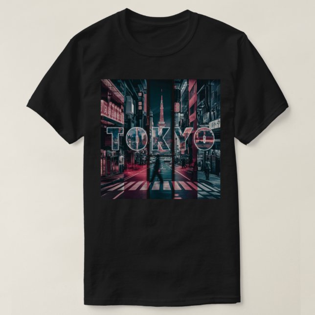 Tokyo Japan Urban Street Style T-Shirt (Design vorne)