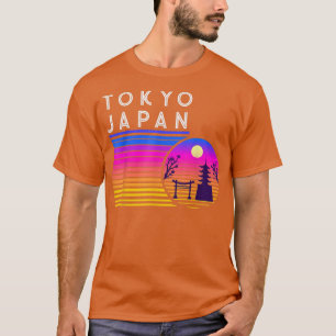 Tokyo Japan Vaporwave Ästhetische Lofi Retro Synth T-Shirt