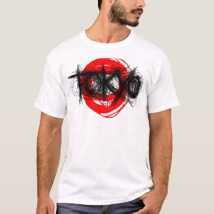 Tokyo-Kratzer-T - Shirt-Rot T-Shirt