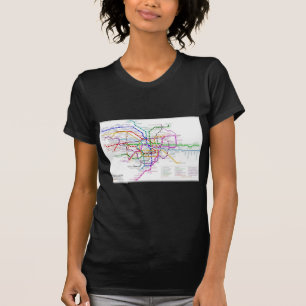 Tokyo-Metro-Karte T-Shirt