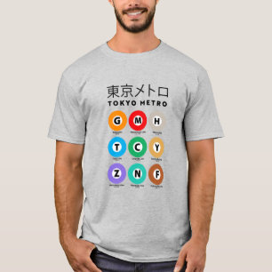 TOKYO METRO-LEITUNG 東 京 ト ロ T-Shirt