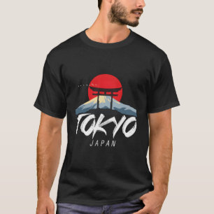 Tokyo Mount Fuji aus Japan in Asien mit Japanisch T-Shirt