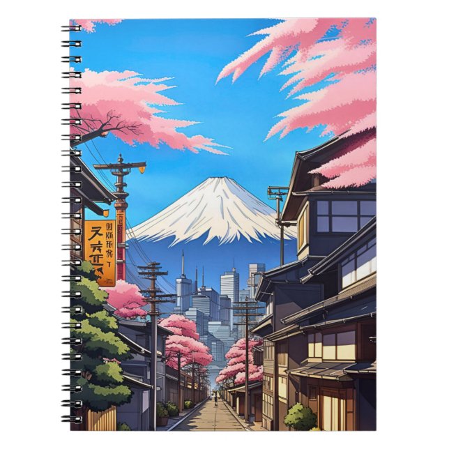 Tokyo Mt Fuji Notizblock (Vorderseite)