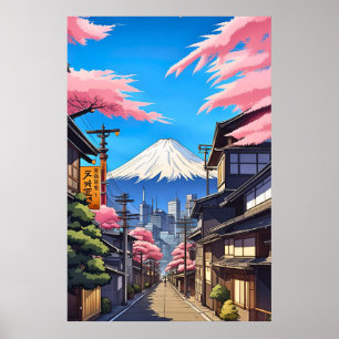 Tokyo Mt Fuji Poster