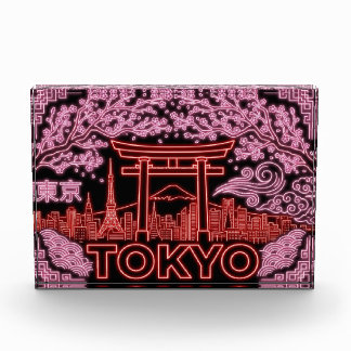 Tokyo Neon Design Foto Block