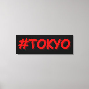 "#Tokyo" Niedliches Design. Jetzt kaufen Leinwanddruck