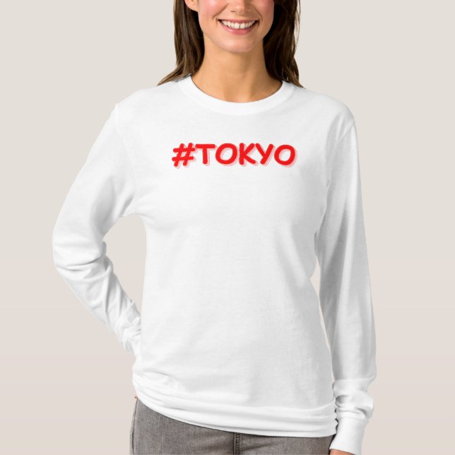 "#Tokyo" Niedliches Design. Jetzt kaufen T-Shirt (Vorderseite)