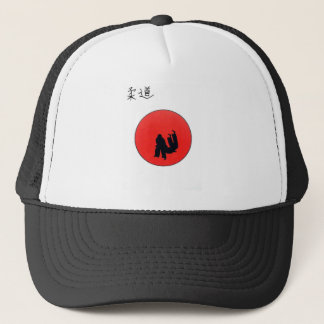 Tokyo Olympische Kunst Judo Print Trucker Hat Truckerkappe