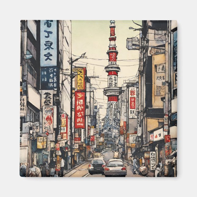 Tokyo Postcard (2) Magnet (Vorne)