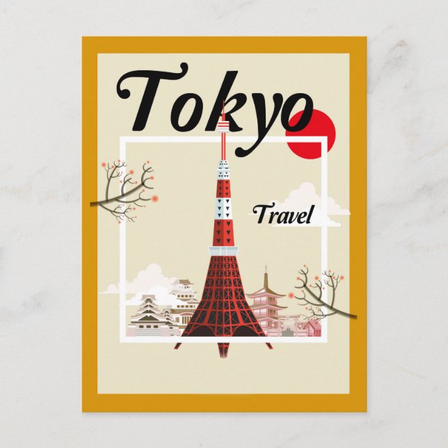 Tokyo Postcard Postkarte (Vorderseite)